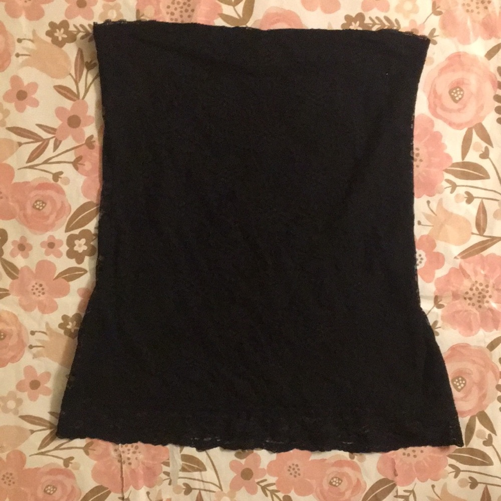 Strapless Lacey Top